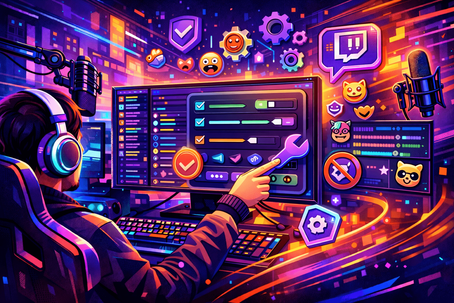 Основы чата Twitch: Настройка, режимы и модерация