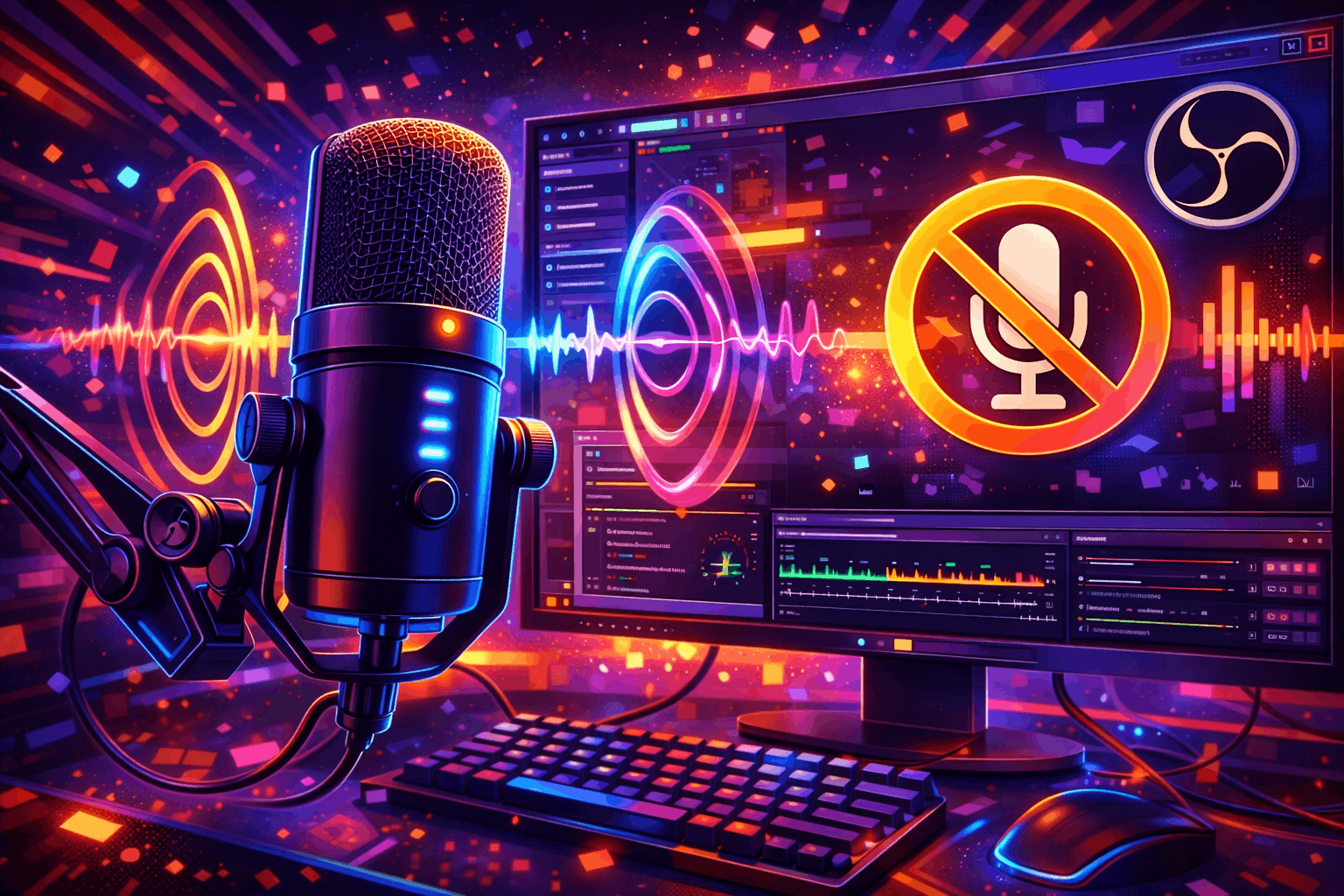 Как убрать эхо в OBS при стриме