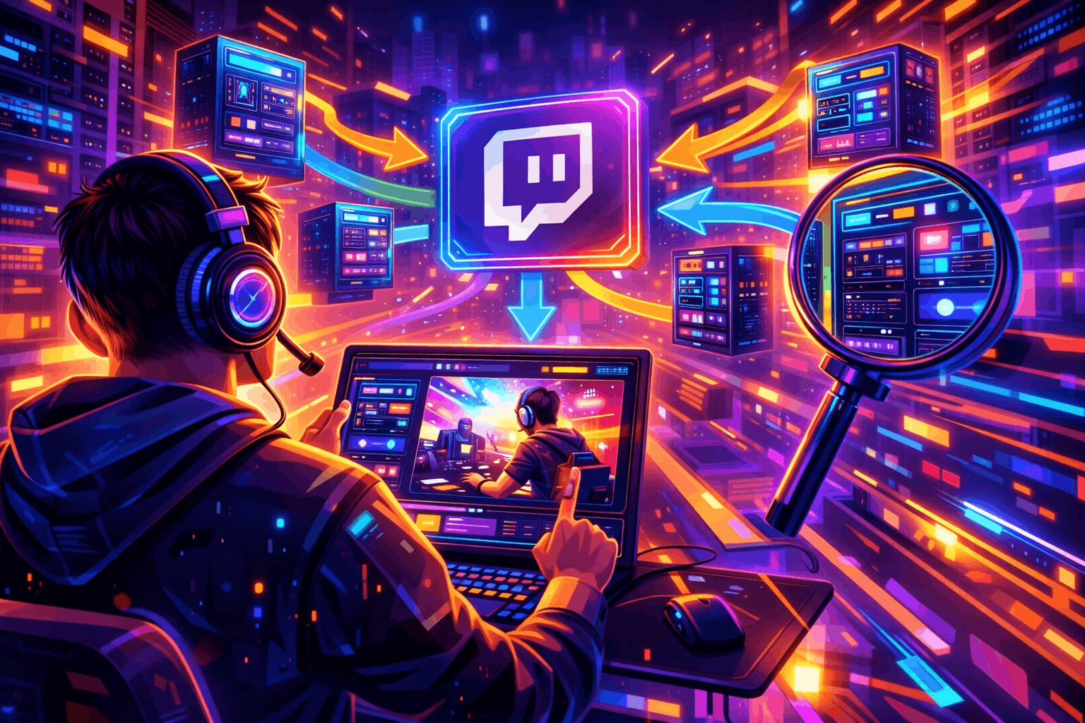 Как выбрать сервер Twitch для стрима